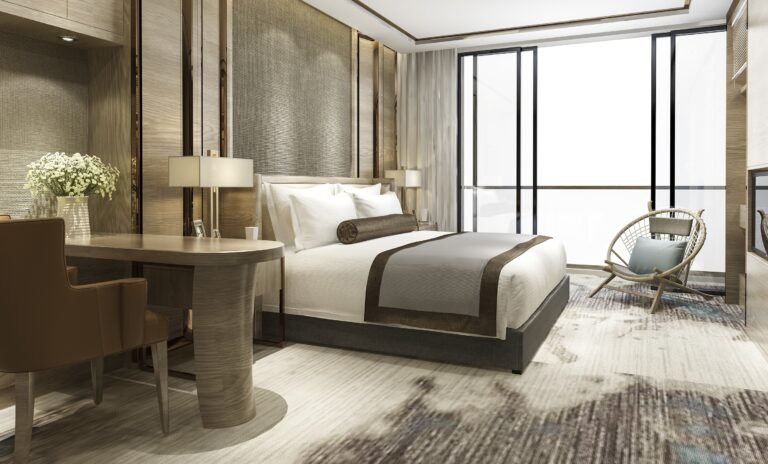 bedroom suite in hotel