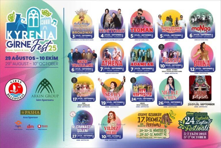 Girne Fest 25 başlıyor: 40 gün sürecek yıldızlar geçidi