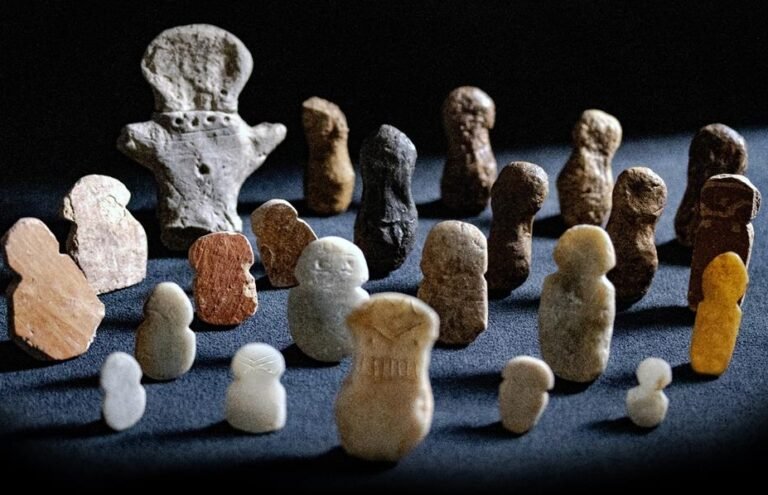 Tavşanlı Höyük kazılarında 4 bin 500 yıllık idoller bulundu