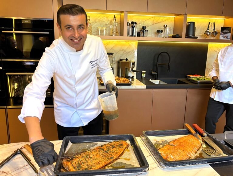 Şef Volkan Aslan’dan Electrolux Premium Studio'da lezzet şovu