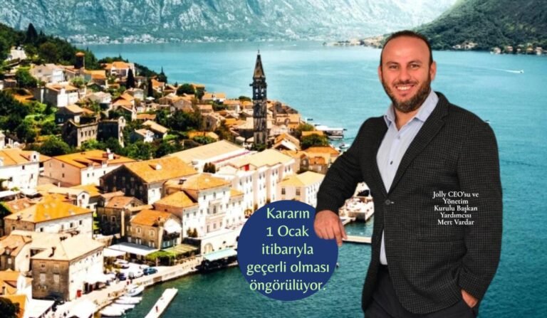 Jolly Karadağ’ın vize kararını olumlu değerlendiriyor