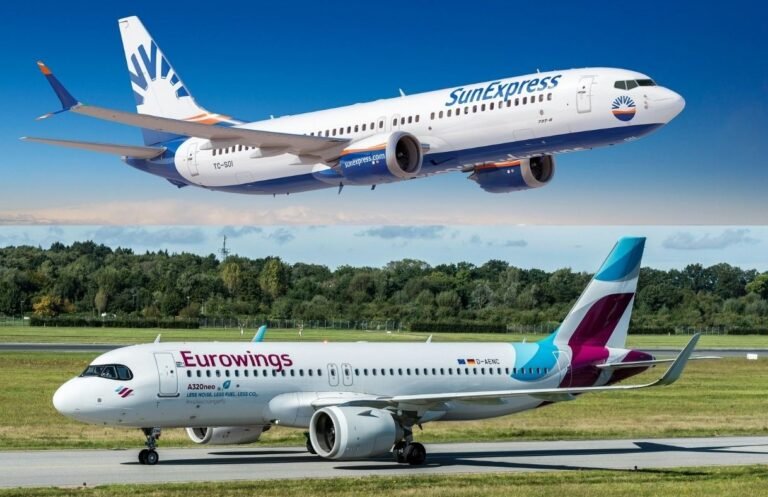 SunExpress ve Eurowings’ten yeni ortak uçuş hatları