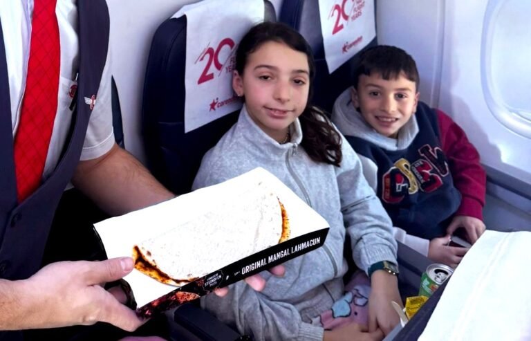 Corendon Airlines uçuşlarında Mangal Lahmacun ilgisi