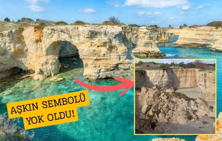 İtalyada'ki Aşıklar Kemeri Sevgililer Günü’nde çöktü