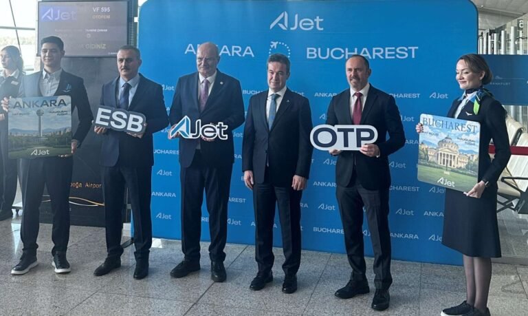 AJet Ankara’dan Bükreş’e direkt uçuşlar başlattı