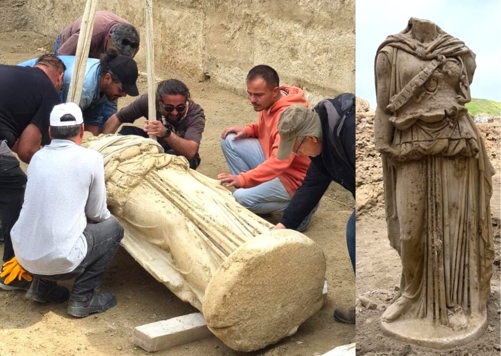 Laodikeia Antik Kenti’nde iki metrelik Athena heykeli bulundu