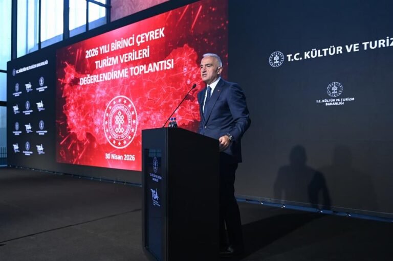 Bakan Ersoy: Turizmde ilk çeyrekte güçlü performans