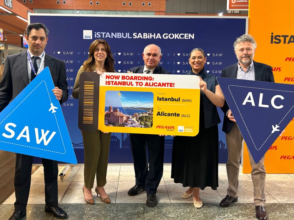 Pegasus'un direkt Alicante uçuşları başladı