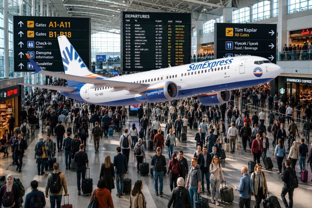 SunExpress bir günde 72.340 yolcu ile rekor kırdı