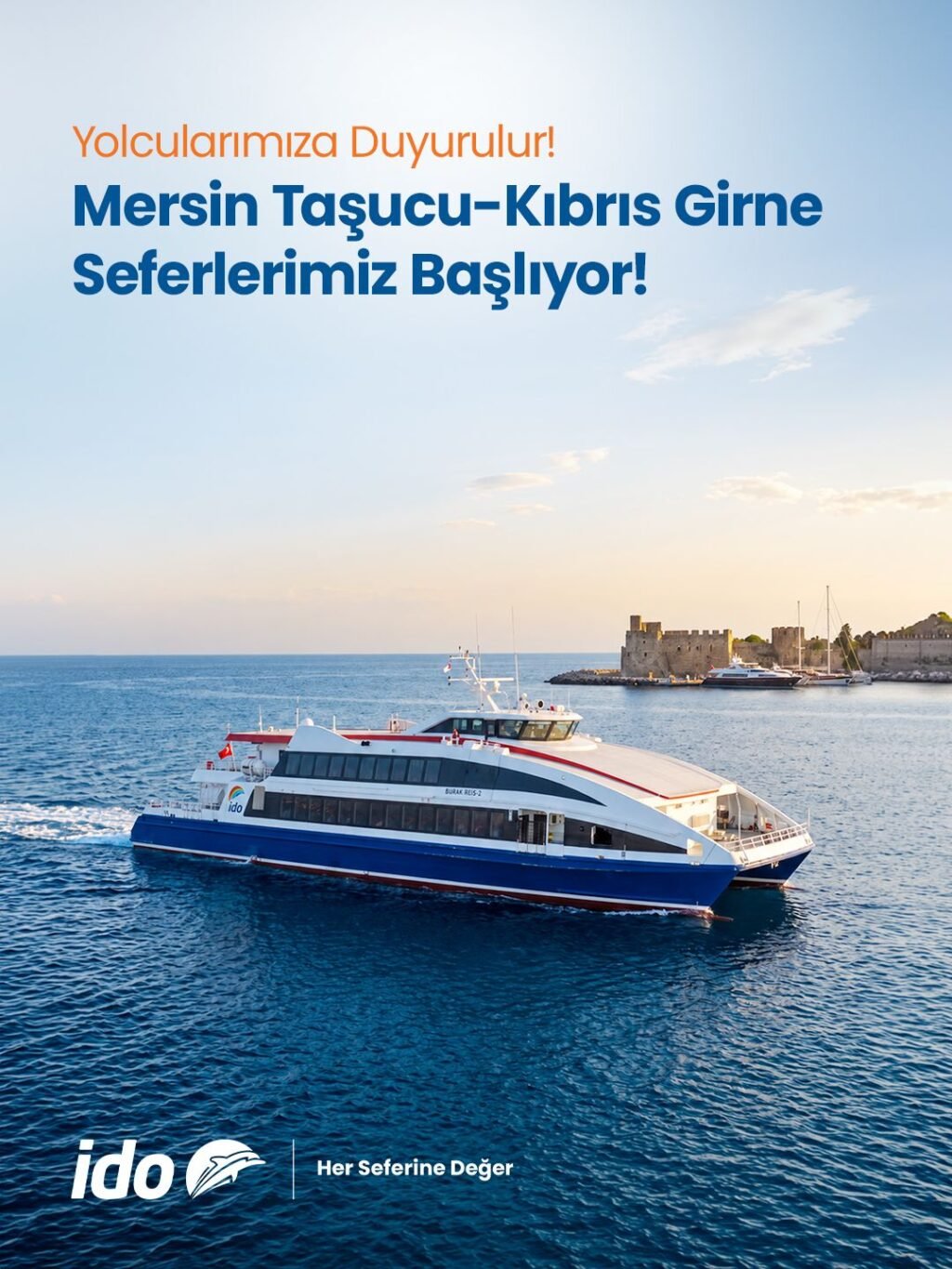 İDO'nun Taşucu-Girne seferleri başladı