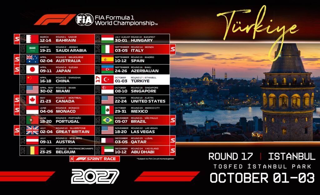 Formula 1 Türkiye Grand Prix için tarih belli oldu