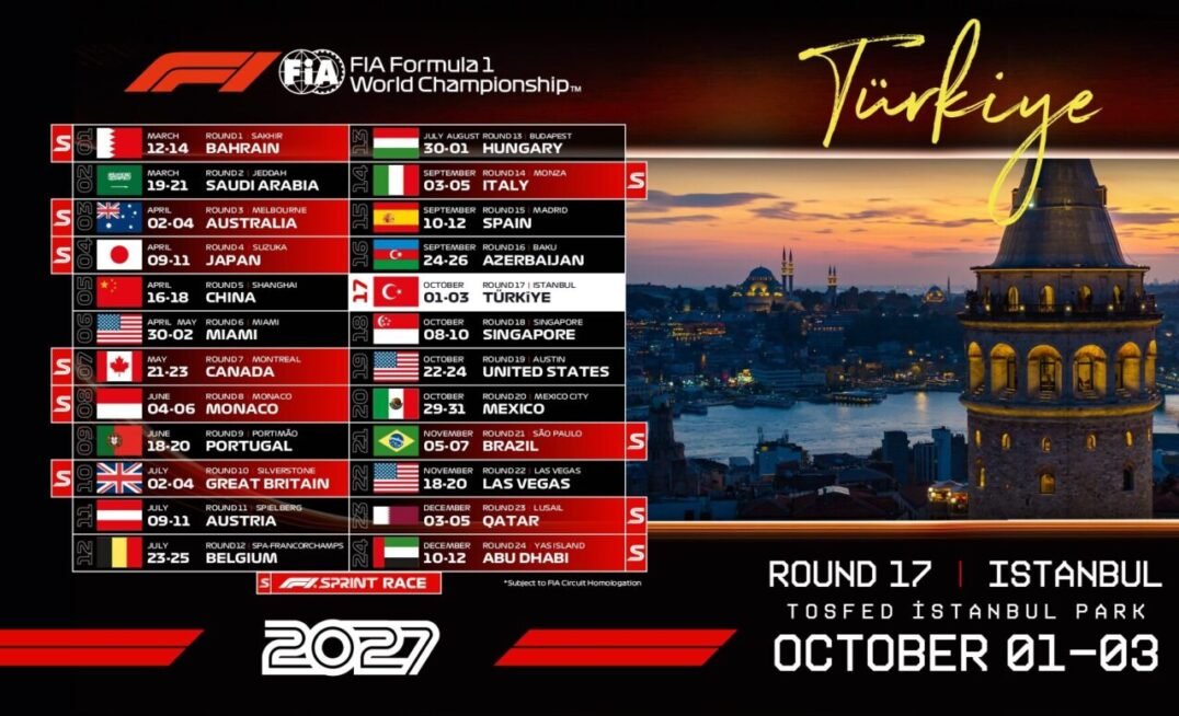 Formula 1 Türkiye Grand Prix için tarih belli oldu